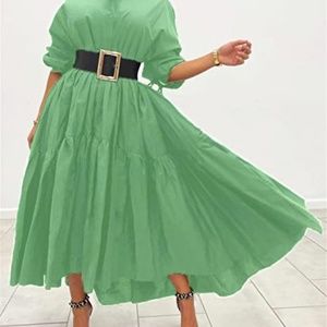 Sexy Long Sleeve Lapel Button Ruffles Loose Casual Party Clubwear